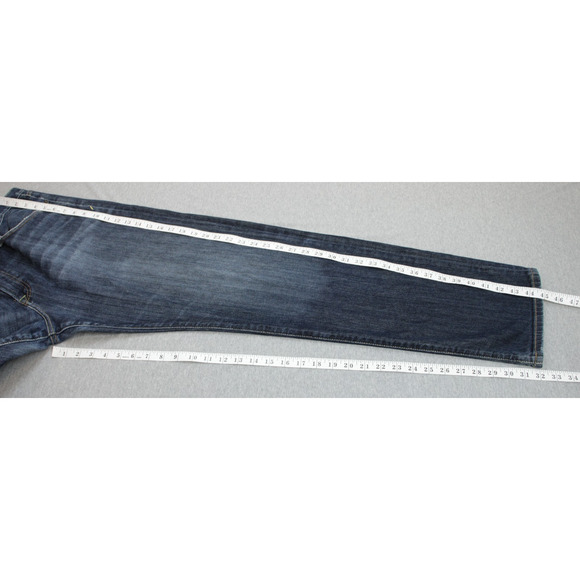 Lucky Brand Jeans Men Size 38 X 34 Blue 329 Classic Straight Fit Stretch - Picture 8 of 9